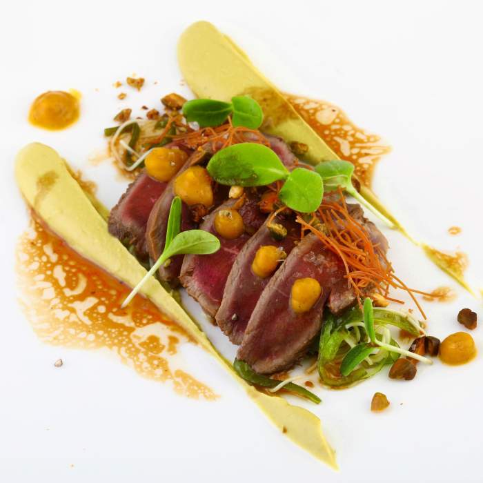 Tataki de filet d'oie